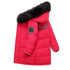 Children Winter Coat Snow Wear Kids Boy Outerwear Big Fur White Duck Down Long Style Zipper Solid Color Boy Jacket